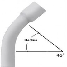 BCTEL 2IN X 45O BEND ORG 36INR