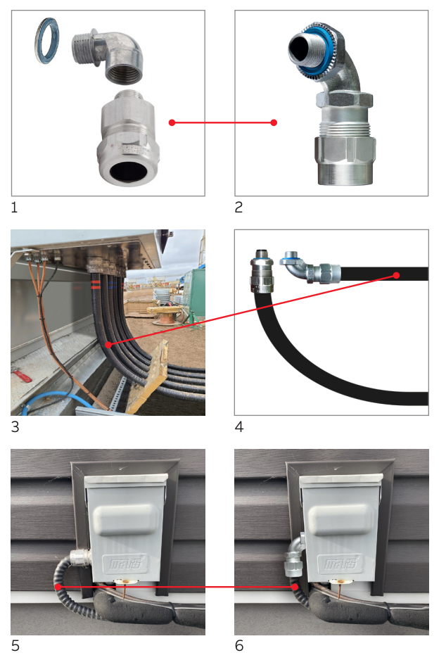 diagram showing ST90 fitting