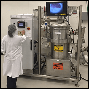 EnWave Using eWon for Lab-scale Freezer